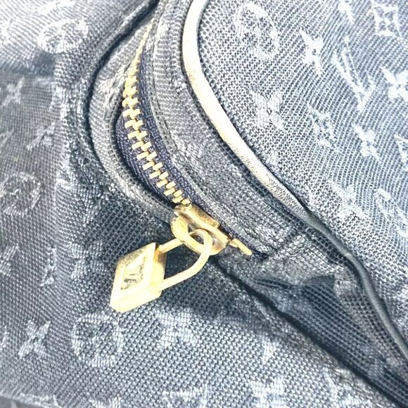 LOUIS VUITTON M92455 Monogram Mini Denim MontsourisGM Backpack Navy main image 13